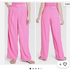 🔴A New Day Pink Wide Leg Jumpsuit High Rise